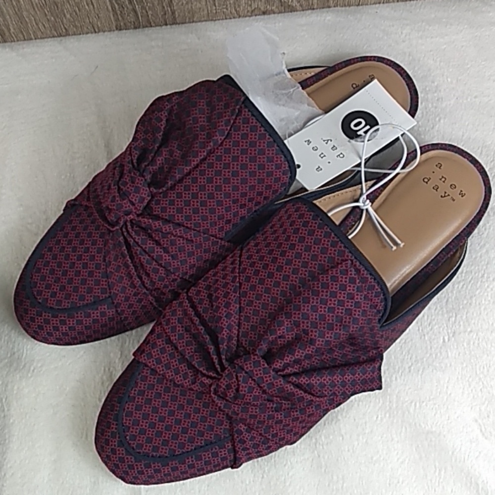 🆕 A New Day slip on bow sandals slipper loafer - Picture 8 of 8
